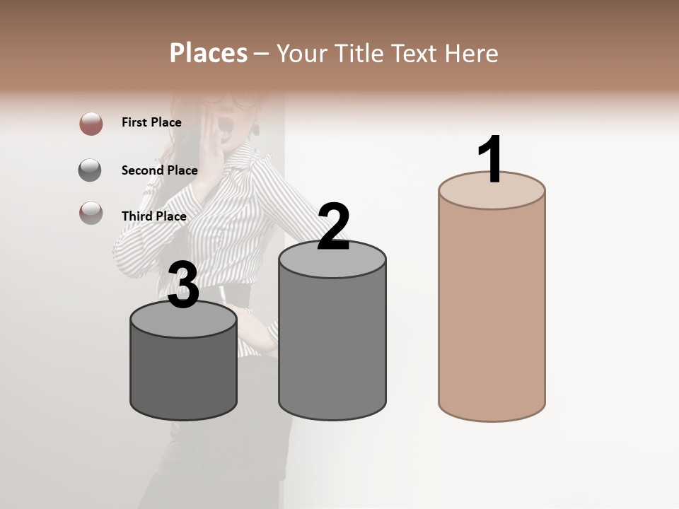 Side Space Isolated PowerPoint Template