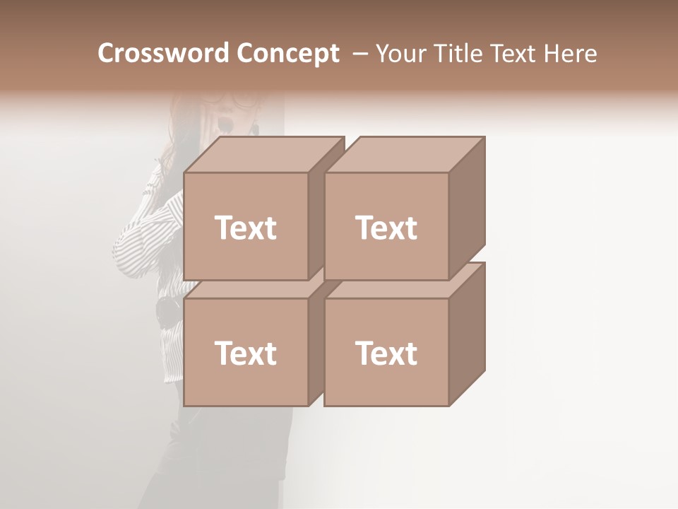 Side Space Isolated PowerPoint Template