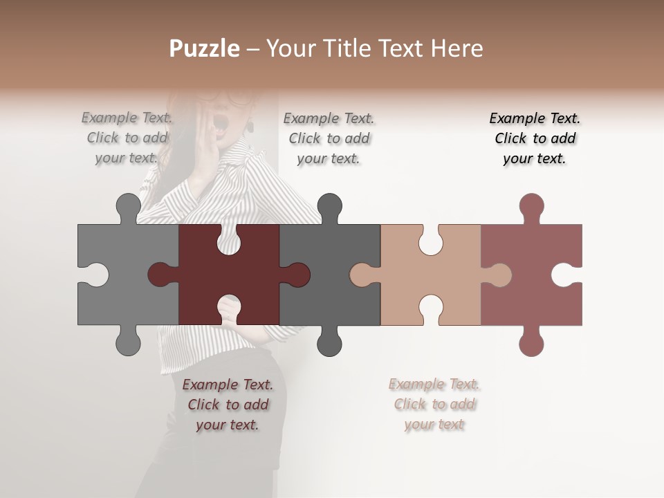 Side Space Isolated PowerPoint Template
