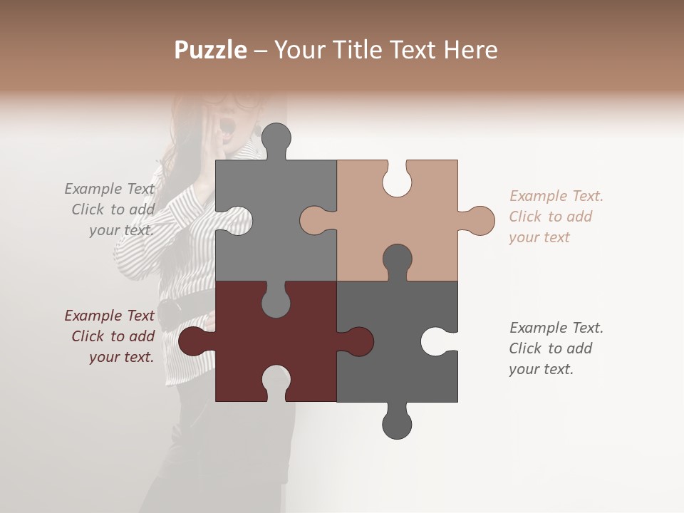 Side Space Isolated PowerPoint Template