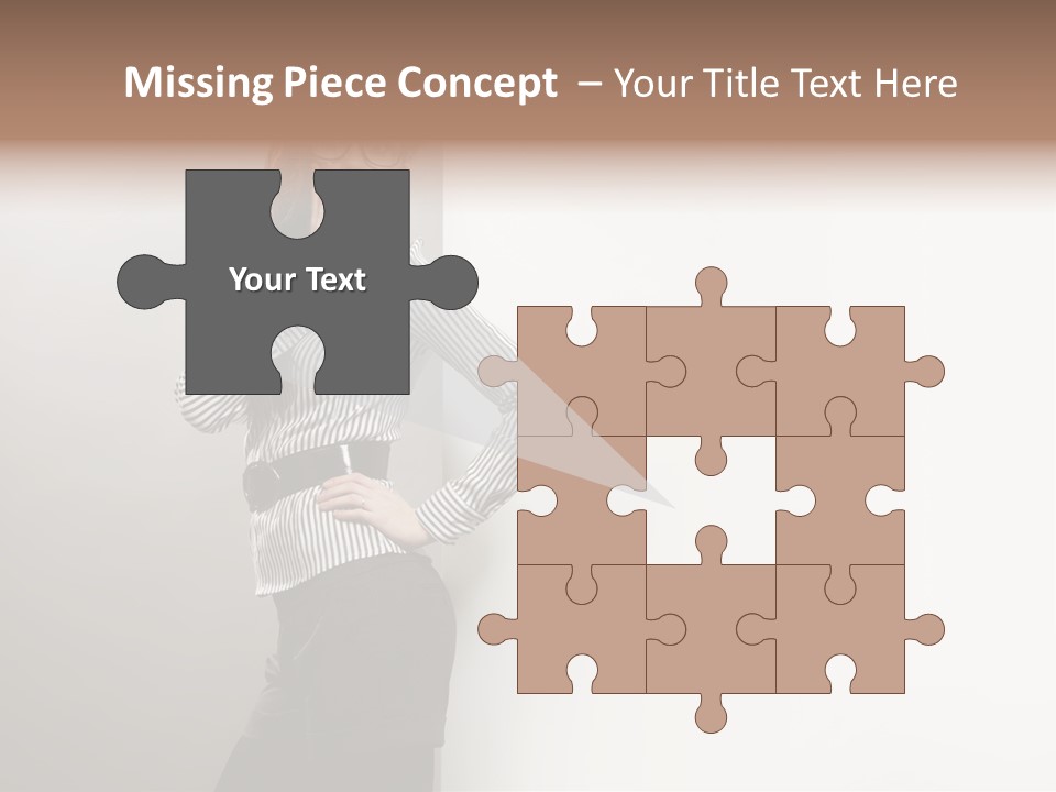Side Space Isolated PowerPoint Template