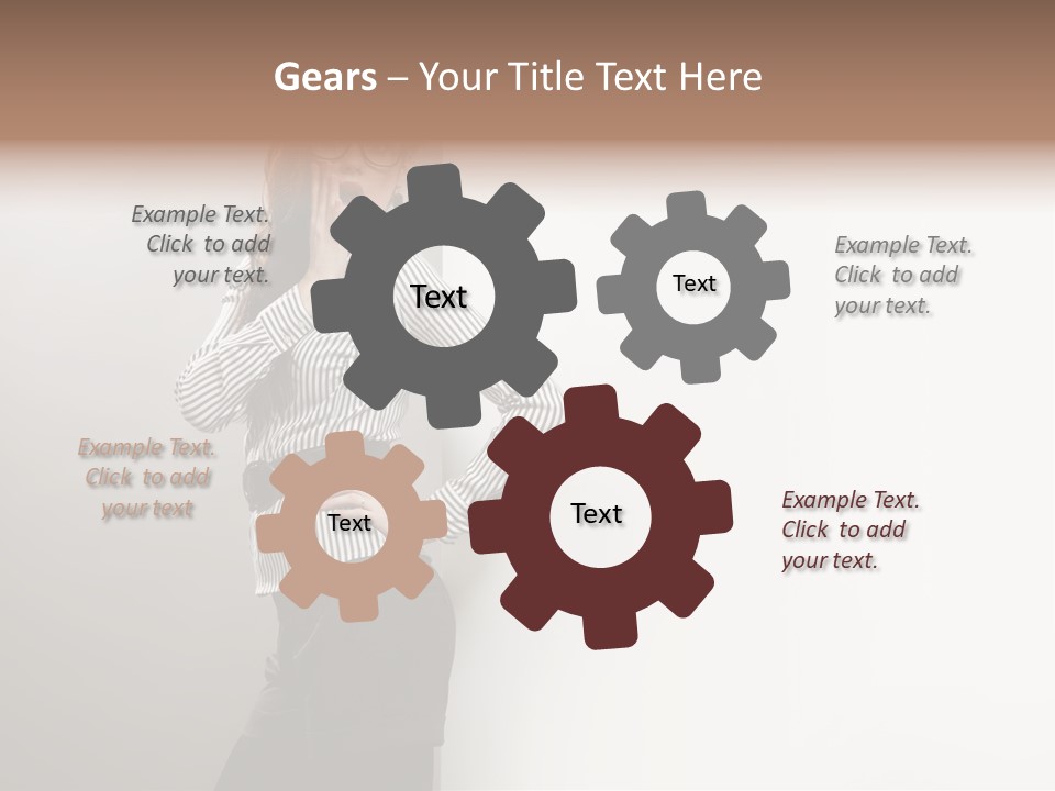 Side Space Isolated PowerPoint Template