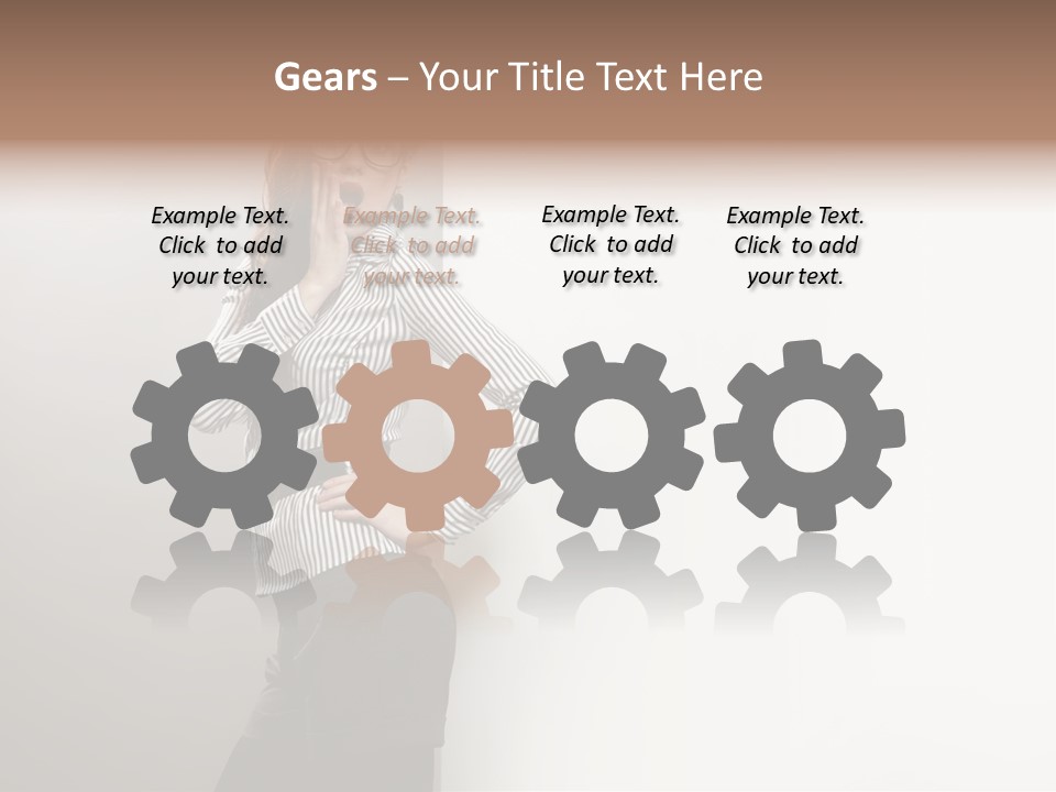 Side Space Isolated PowerPoint Template