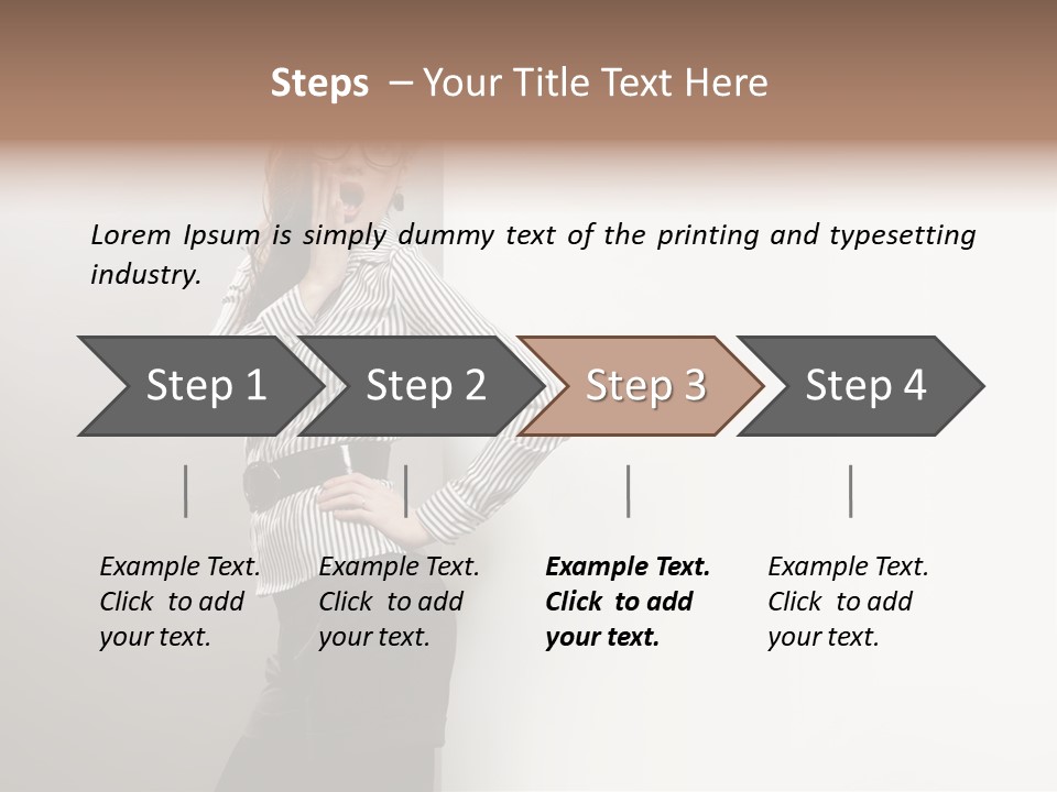 Side Space Isolated PowerPoint Template