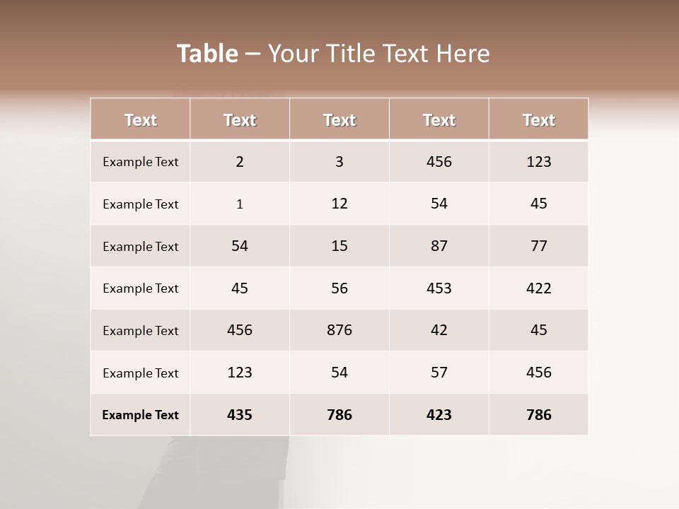 Side Space Isolated PowerPoint Template