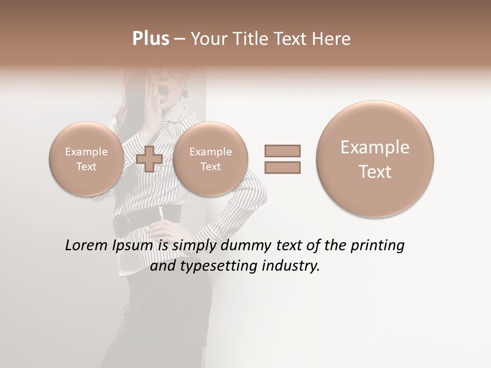 Side Space Isolated PowerPoint Template
