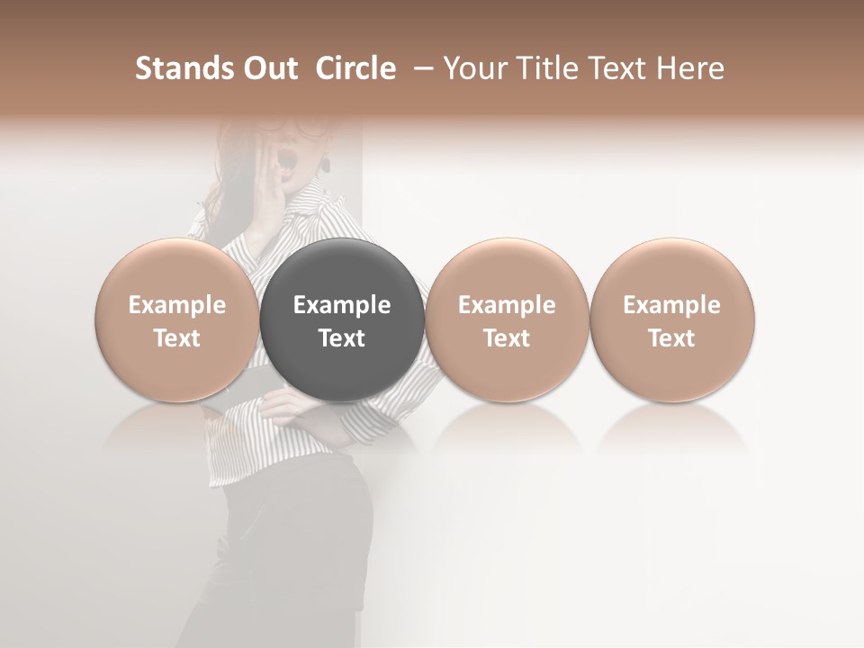 Side Space Isolated PowerPoint Template