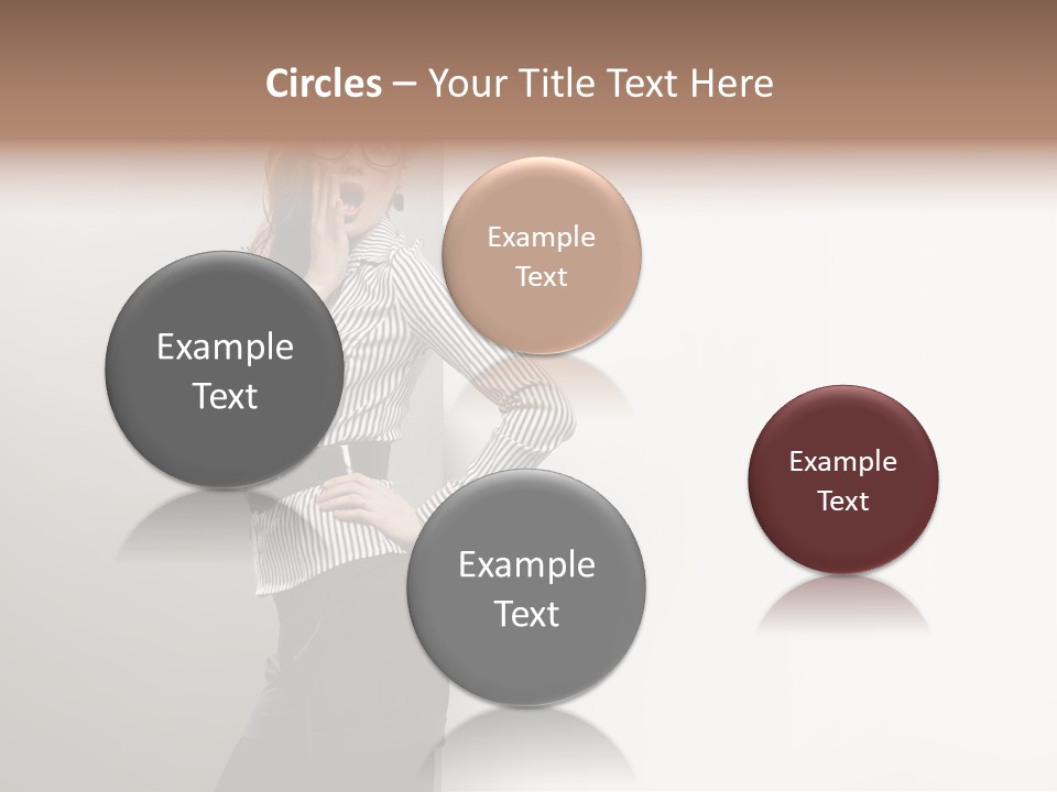 Side Space Isolated PowerPoint Template