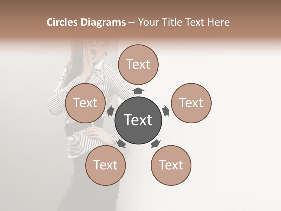 Side Space Isolated PowerPoint Template