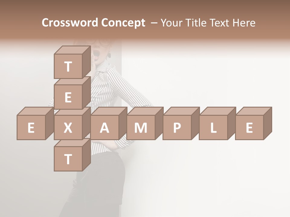 Side Space Isolated PowerPoint Template