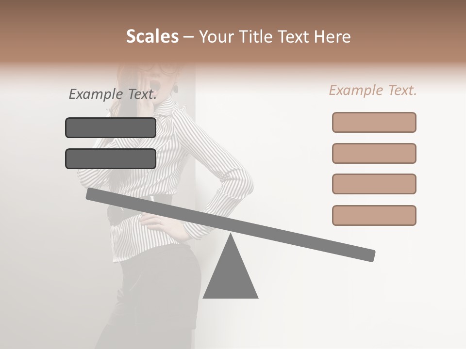 Side Space Isolated PowerPoint Template