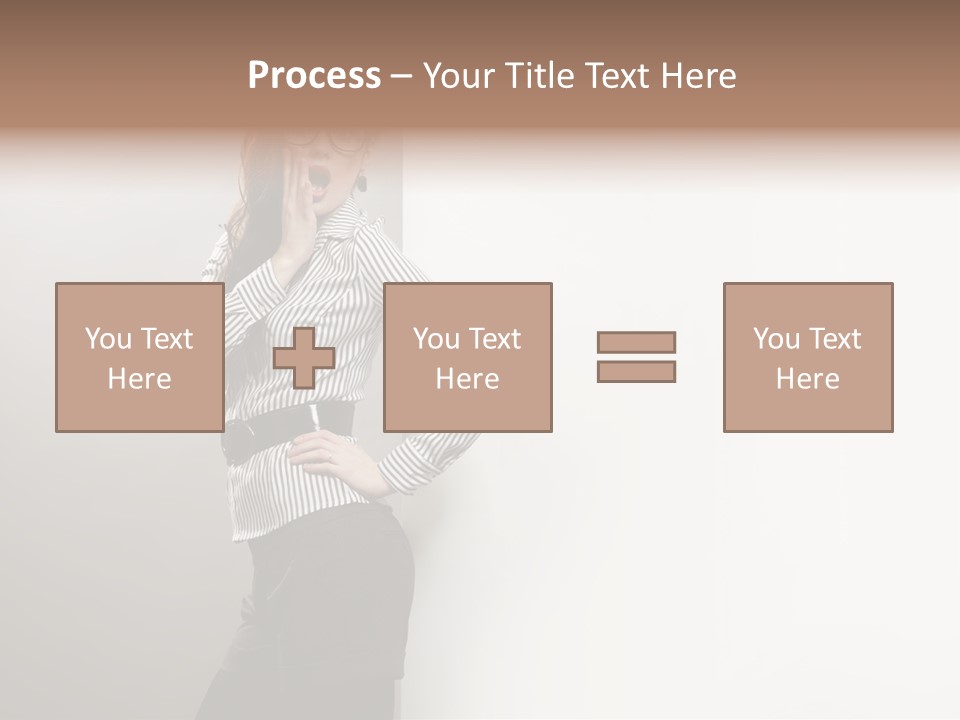 Side Space Isolated PowerPoint Template