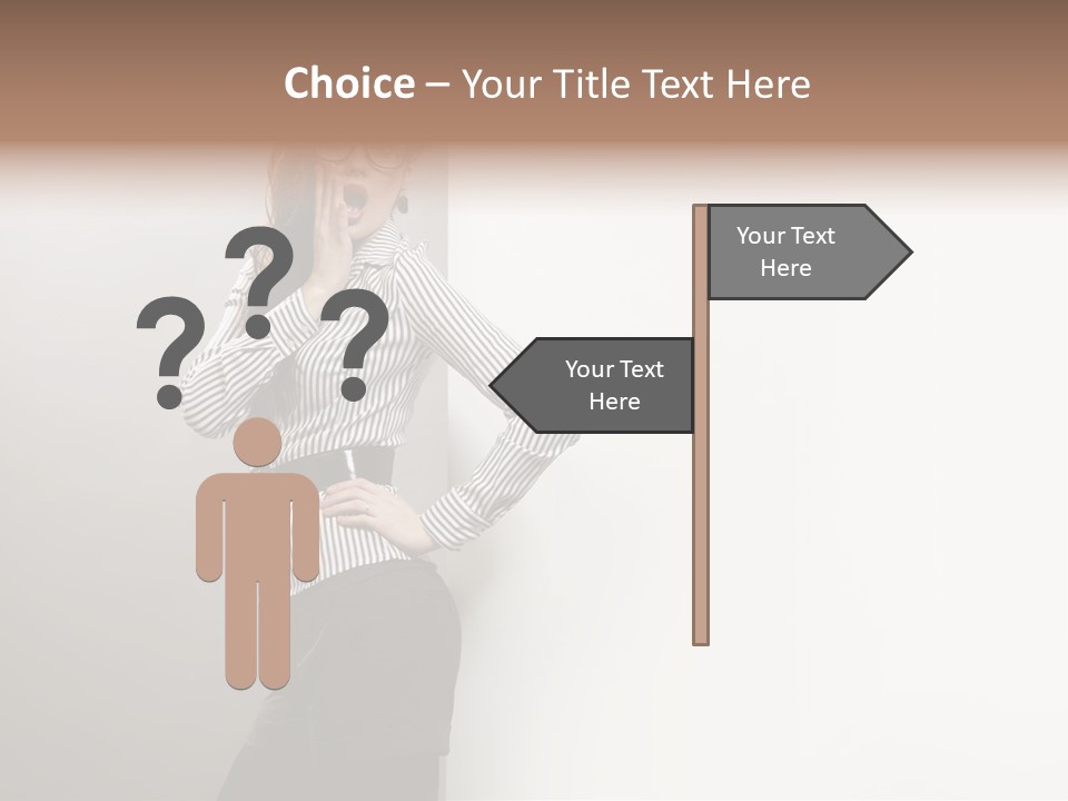 Side Space Isolated PowerPoint Template