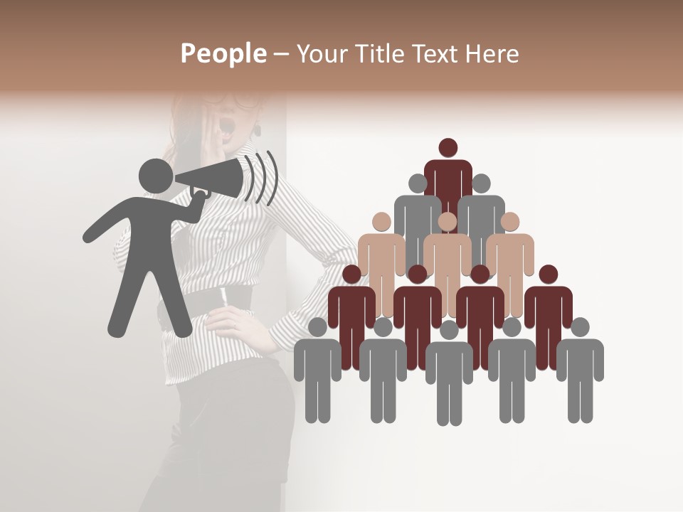 Side Space Isolated PowerPoint Template