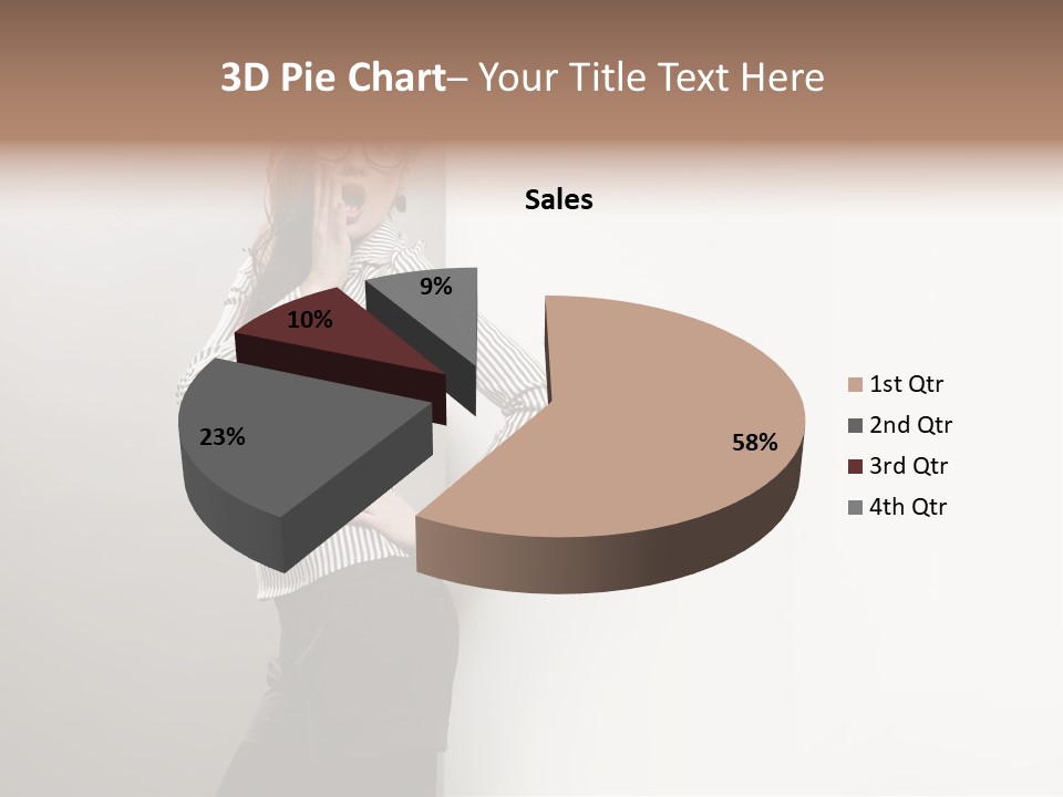 Side Space Isolated PowerPoint Template