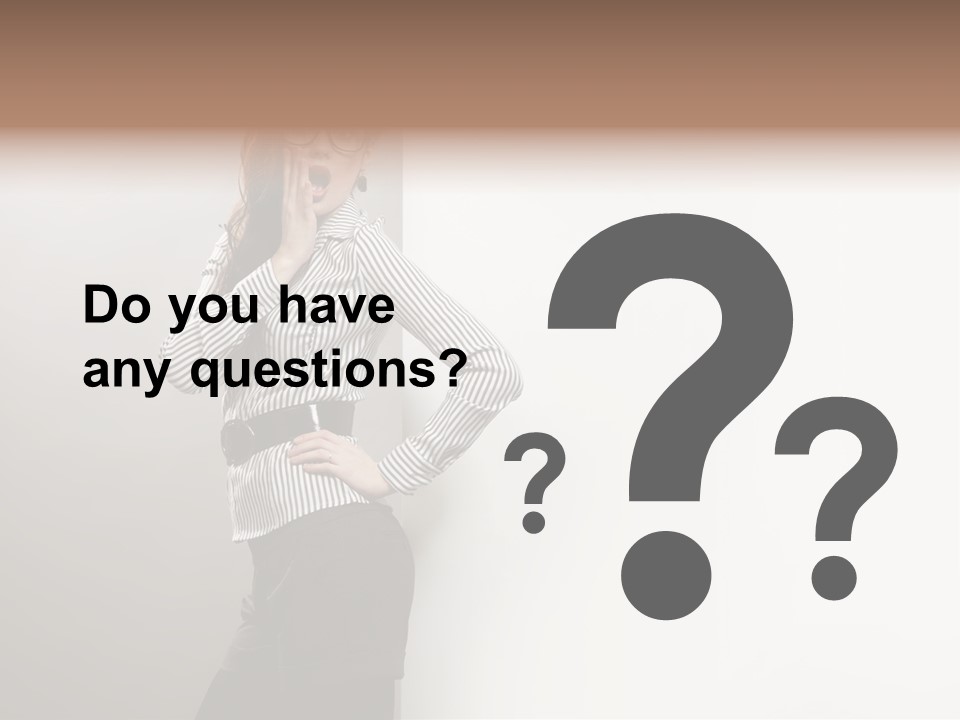 Side Space Isolated PowerPoint Template