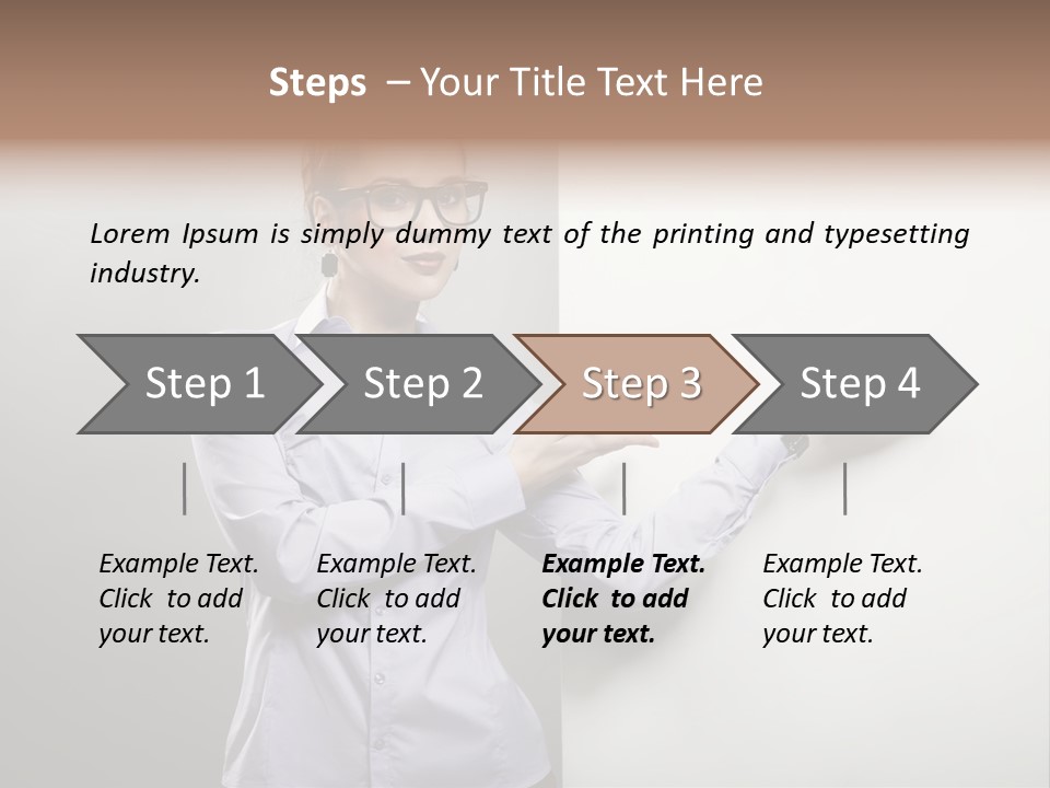 Body Work Secretary PowerPoint Template