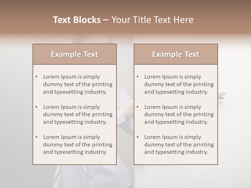 Body Work Secretary PowerPoint Template