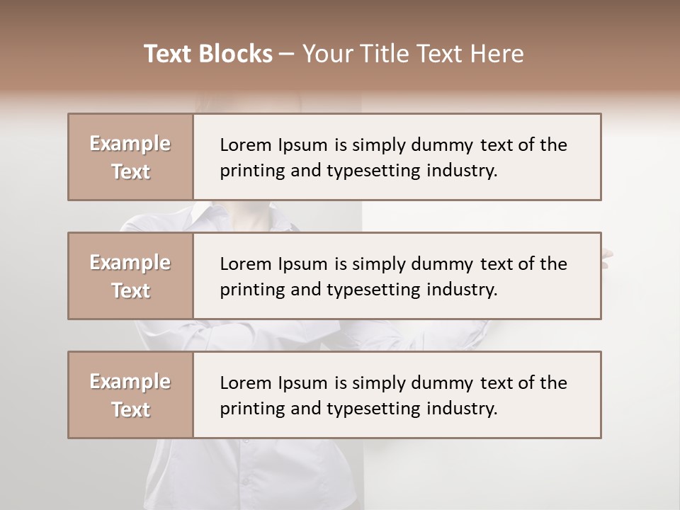 Body Work Secretary PowerPoint Template