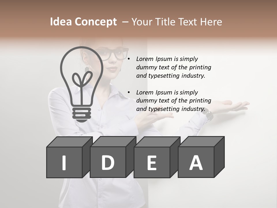 Body Work Secretary PowerPoint Template