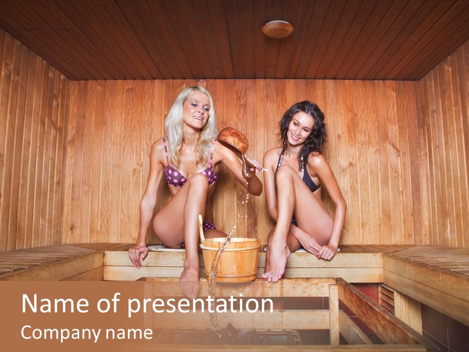 Modern Hot Women PowerPoint Template