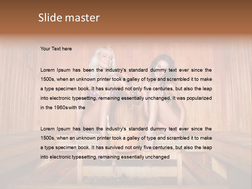 Modern Hot Women PowerPoint Template