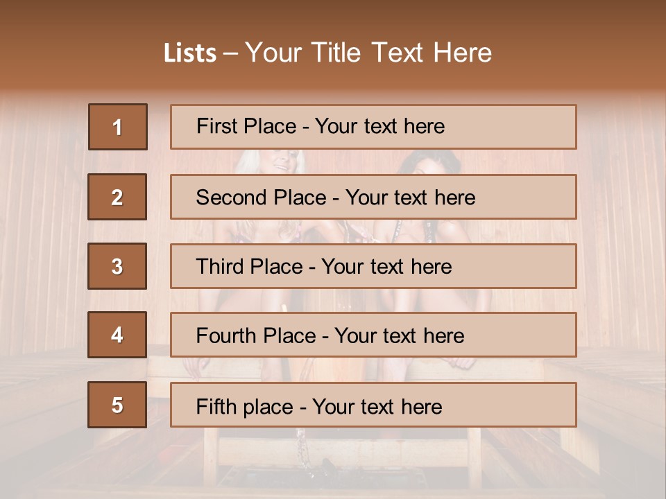Modern Hot Women PowerPoint Template