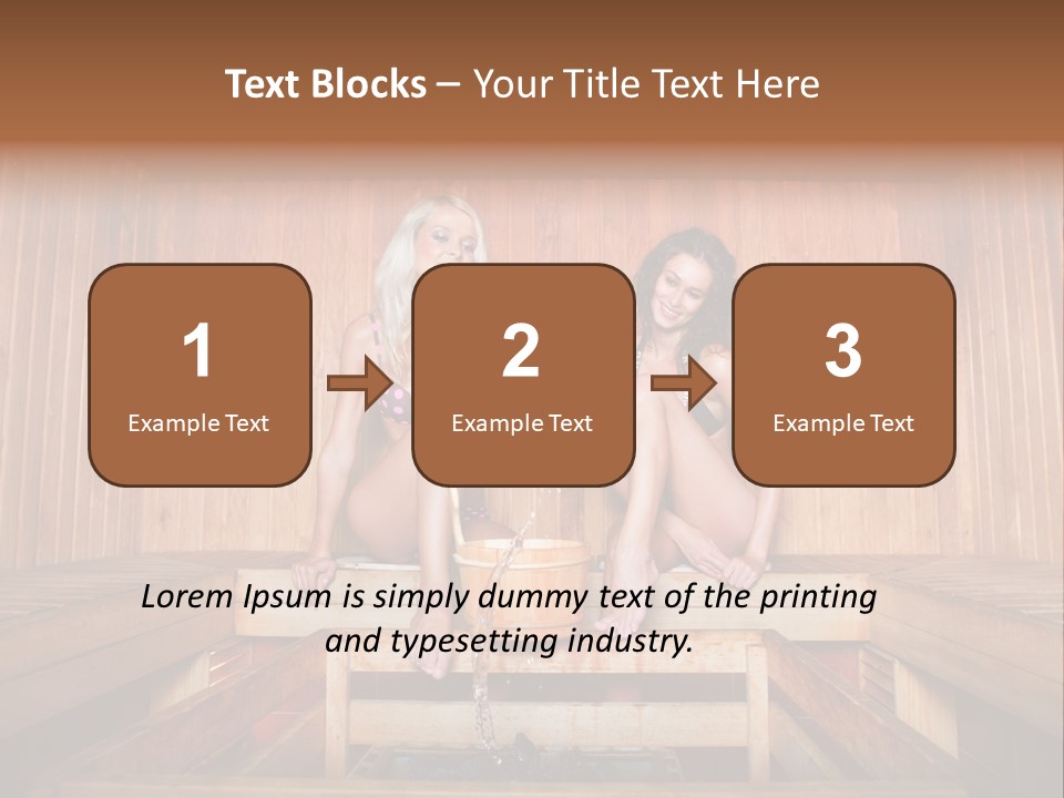 Modern Hot Women PowerPoint Template