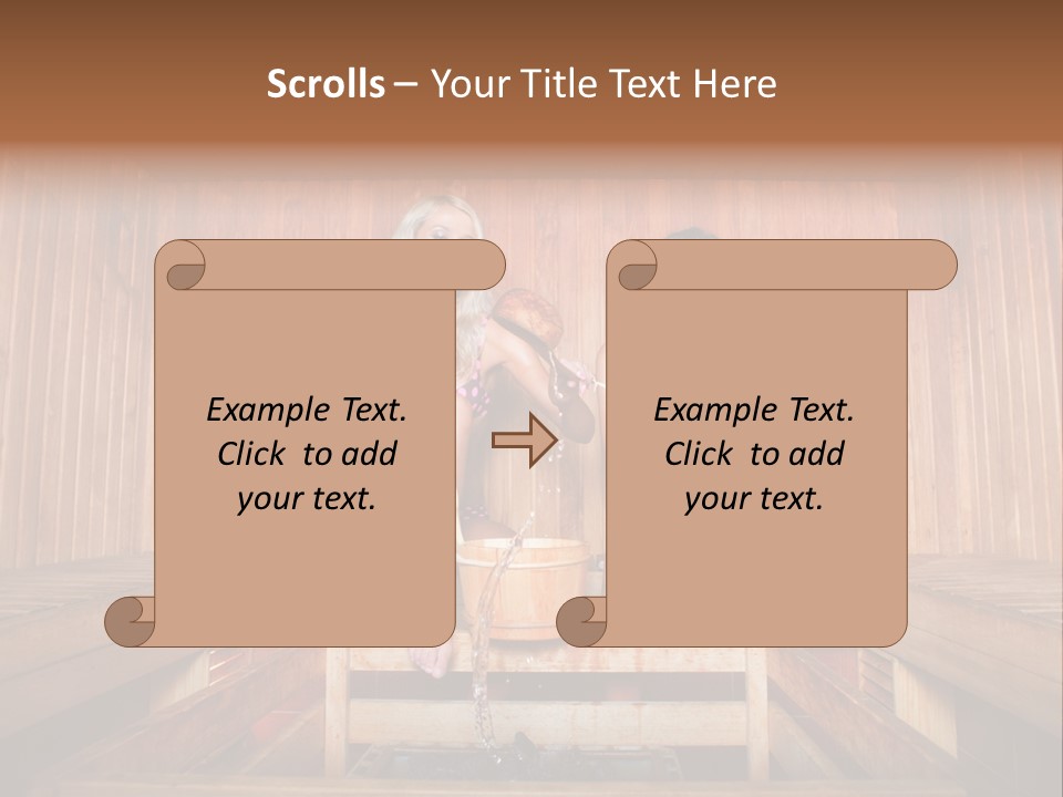 Modern Hot Women PowerPoint Template
