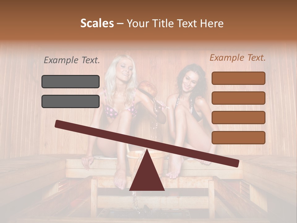 Modern Hot Women PowerPoint Template