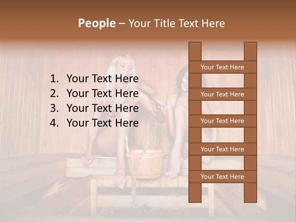 Modern Hot Women PowerPoint Template