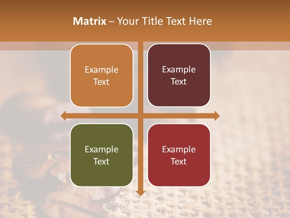 Drink Roasted Dark PowerPoint Template