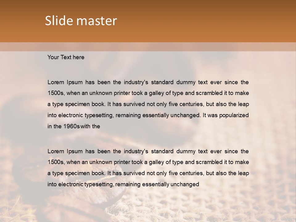 Drink Roasted Dark PowerPoint Template