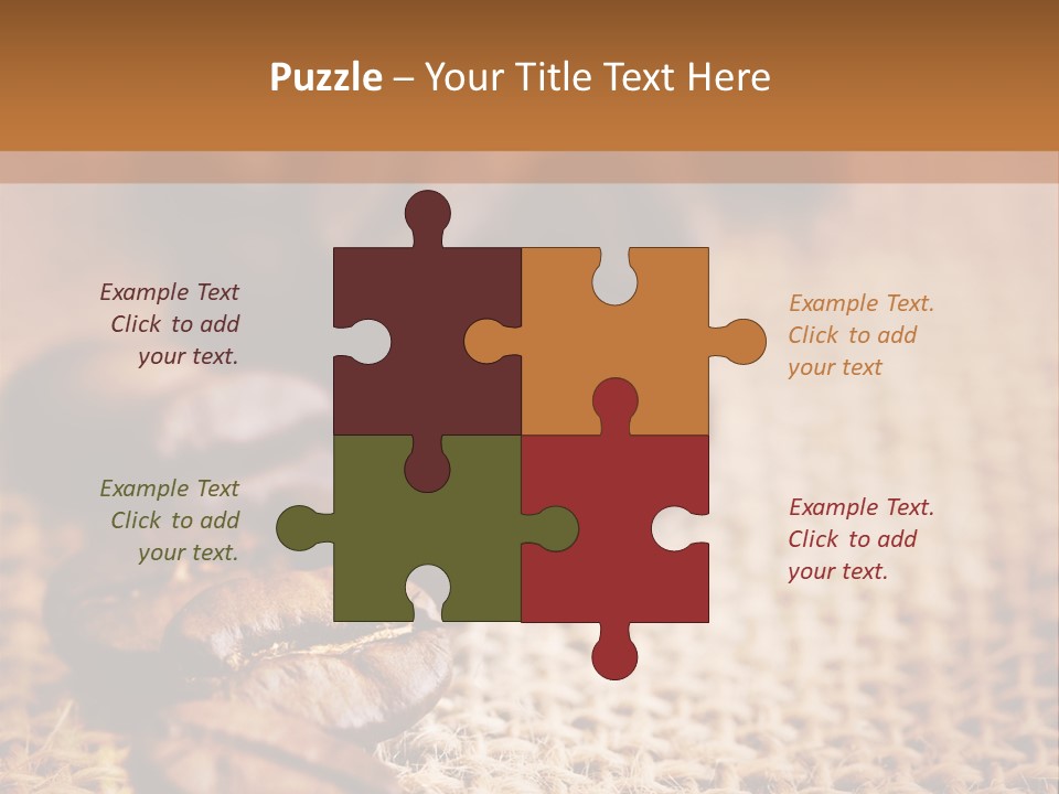 Drink Roasted Dark PowerPoint Template
