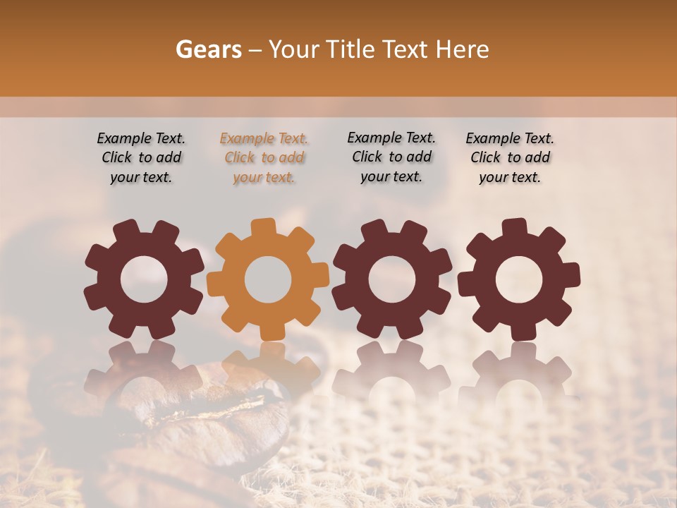 Drink Roasted Dark PowerPoint Template