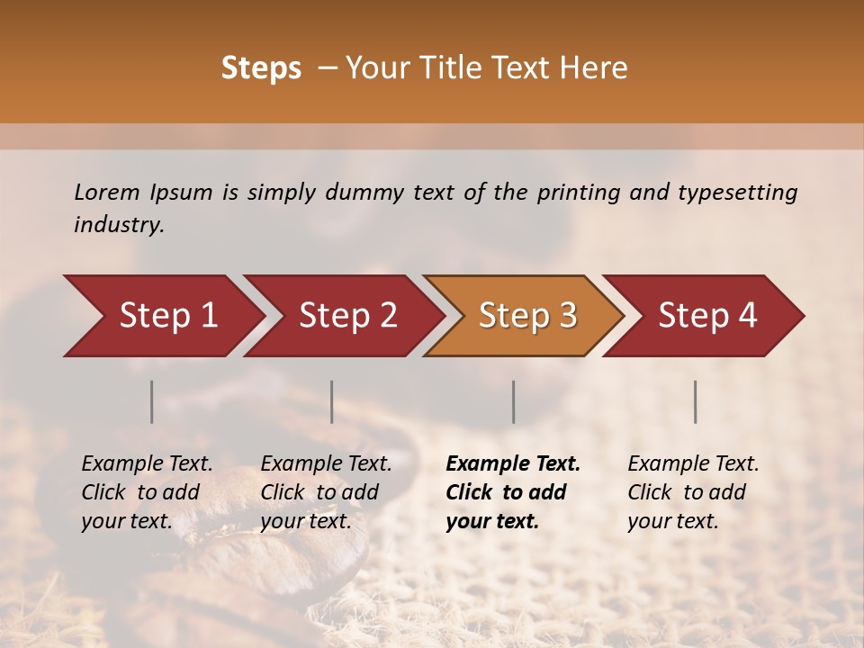 Drink Roasted Dark PowerPoint Template