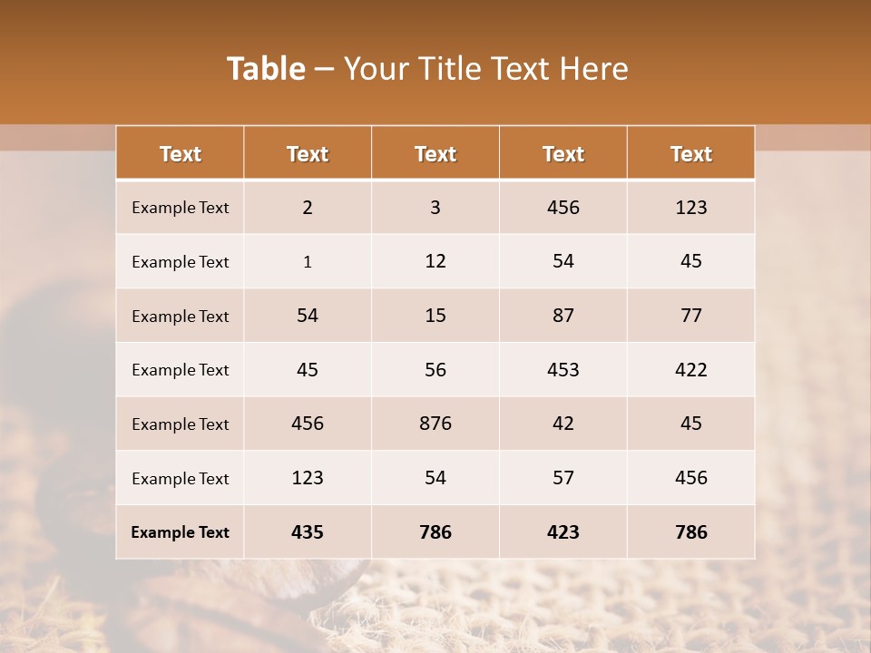 Drink Roasted Dark PowerPoint Template