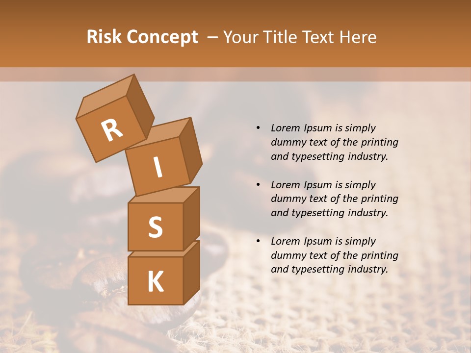 Drink Roasted Dark PowerPoint Template