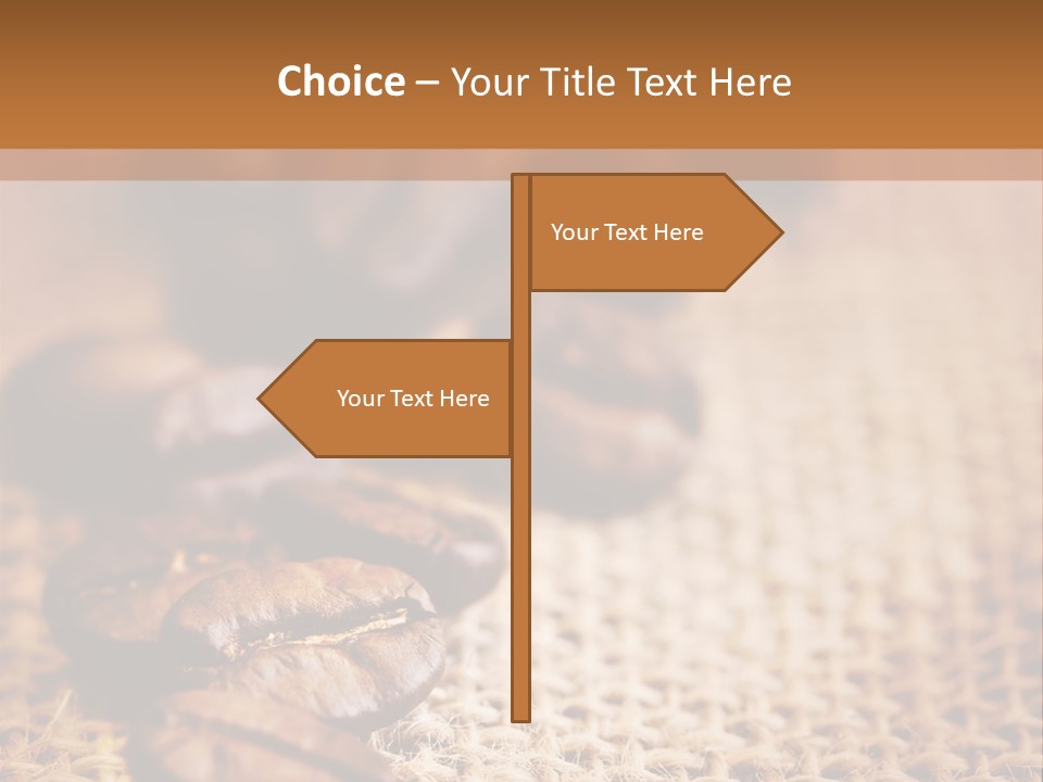 Drink Roasted Dark PowerPoint Template