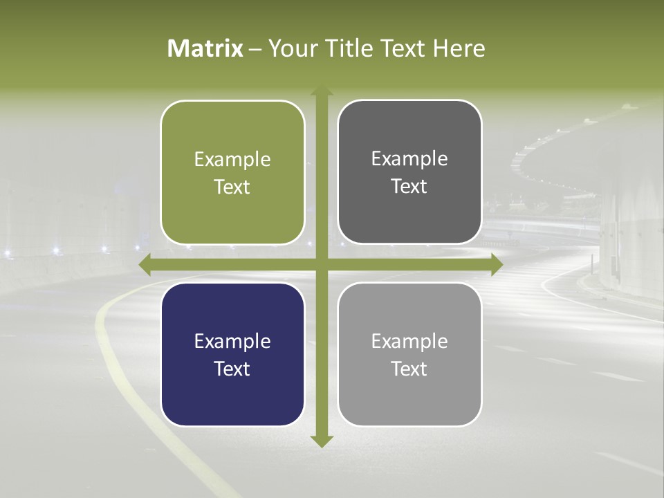 Urban Scene Moving Down Yard Line PowerPoint Template