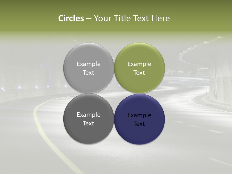 Urban Scene Moving Down Yard Line PowerPoint Template