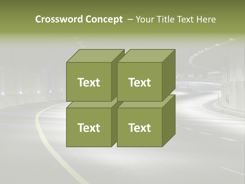 Urban Scene Moving Down Yard Line PowerPoint Template