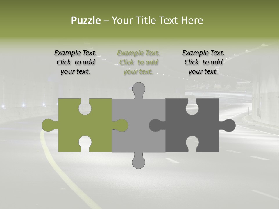 Urban Scene Moving Down Yard Line PowerPoint Template