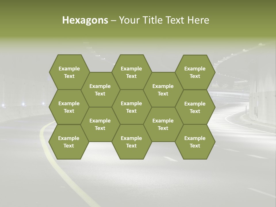 Urban Scene Moving Down Yard Line PowerPoint Template