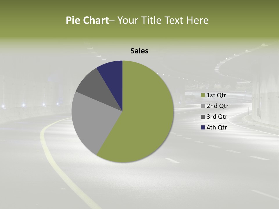 Urban Scene Moving Down Yard Line PowerPoint Template