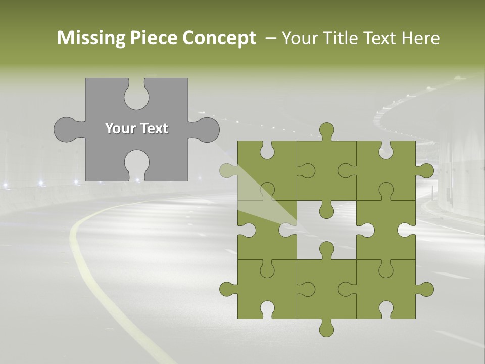 Urban Scene Moving Down Yard Line PowerPoint Template