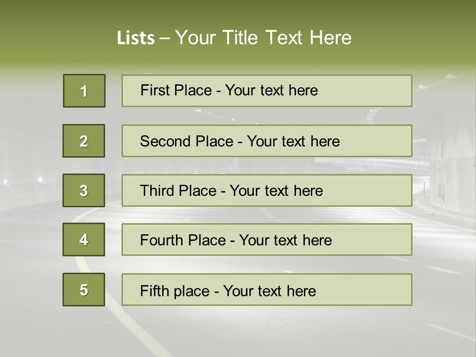 Urban Scene Moving Down Yard Line PowerPoint Template