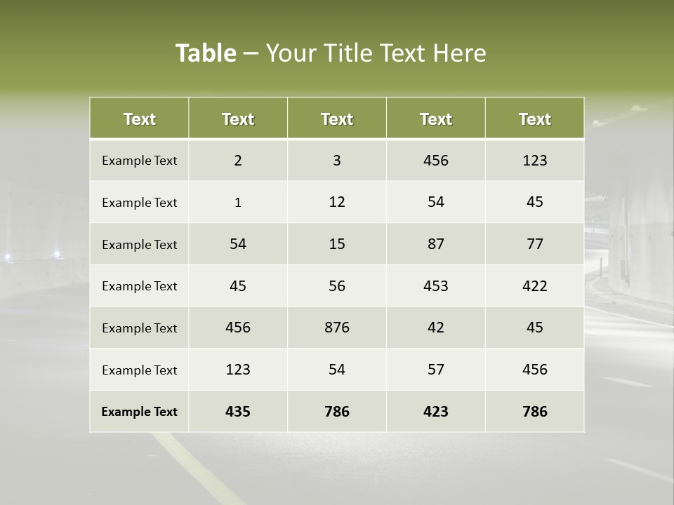 Urban Scene Moving Down Yard Line PowerPoint Template