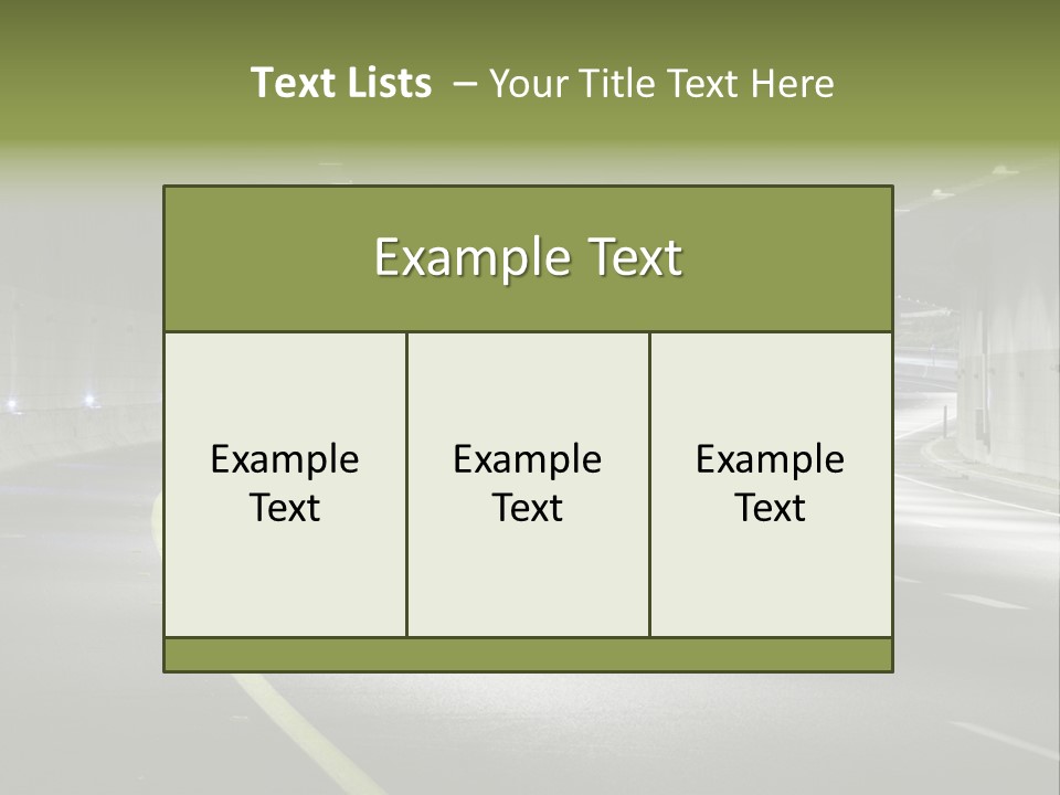 Urban Scene Moving Down Yard Line PowerPoint Template