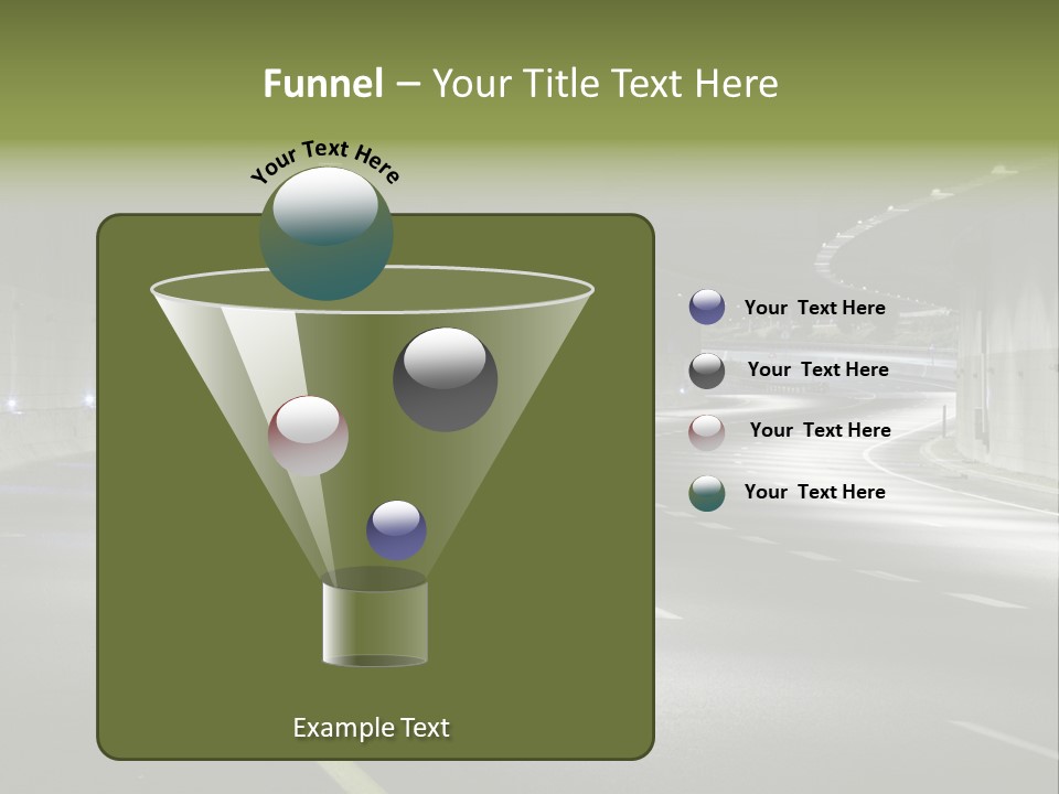 Urban Scene Moving Down Yard Line PowerPoint Template